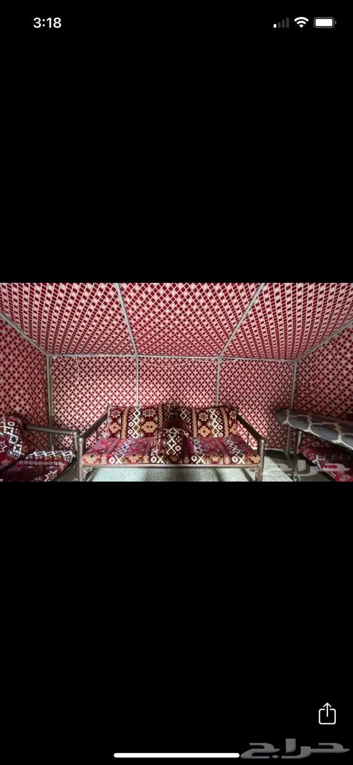 خيمة بدون اطناب خيام 5