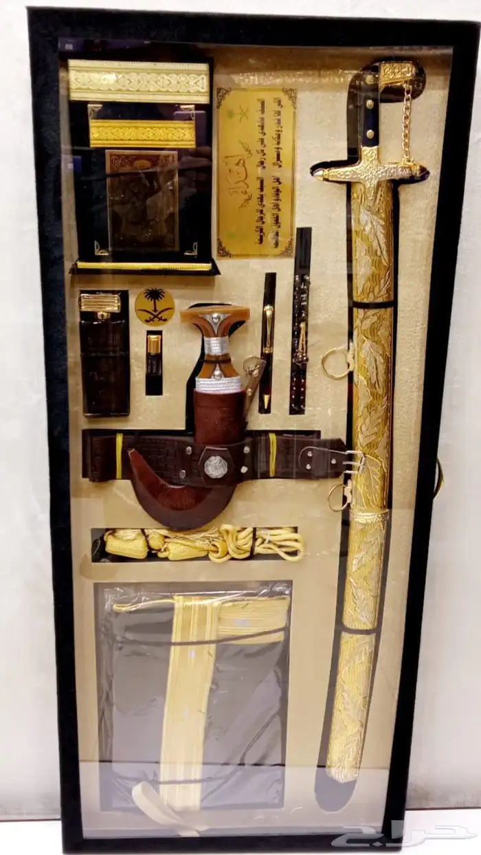 بوكسات رجاليه سيف نحت ليزرفخر وخنجر فخم احدث الهدايا الرجالي 2