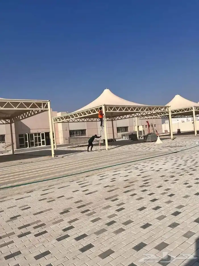 مركبين مخيمات البر والثابت والمتحرك تلبيس اقمشة وتلبيس بي في 8