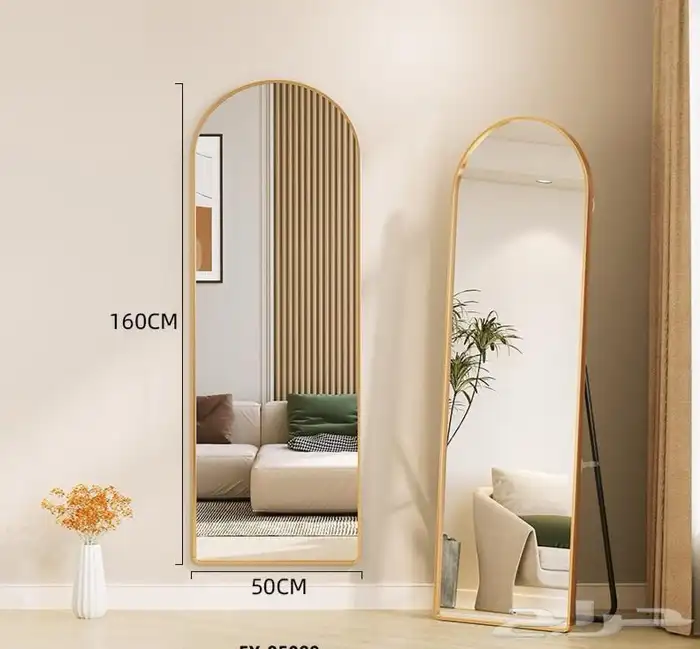 مرايا منزلي بالاستاند يوقف مرايا منزلي مقاسات والوان مقاسات 14