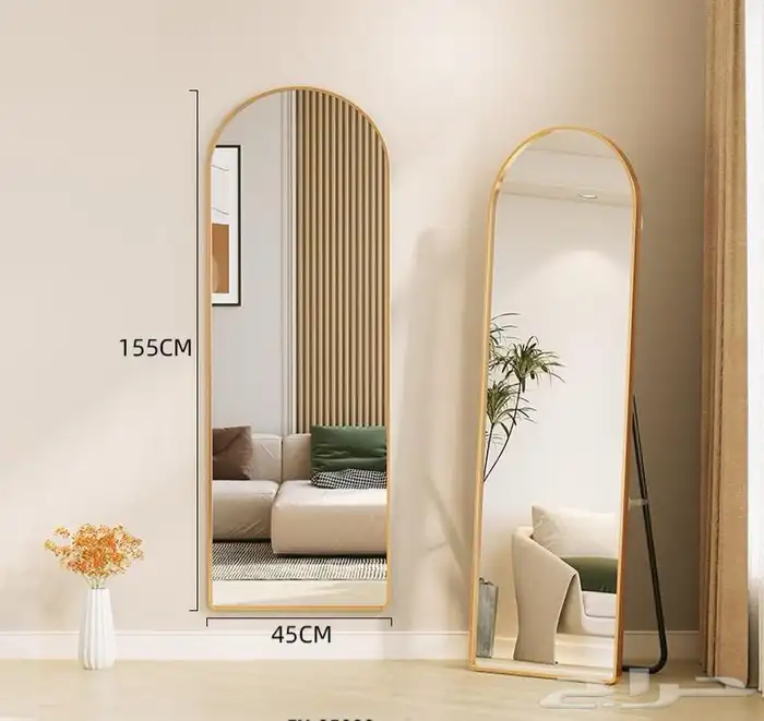 مرايا منزلي بالاستاند يوقف مرايا منزلي مقاسات والوان مقاسات 15