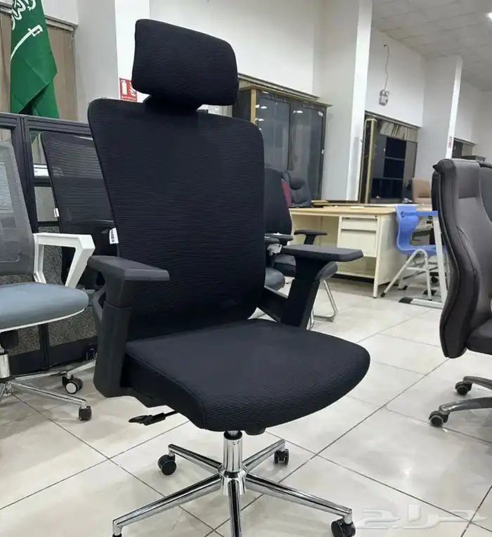 كرسي مكتب مريح  كرسي مكتب عالي الظهر  دعم قطني 10