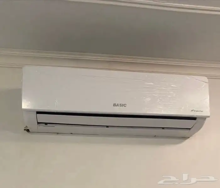 يوجد 2 مكيفات BASIC طن ونص جديده لم تستخدم الواحد 2000ريال 0