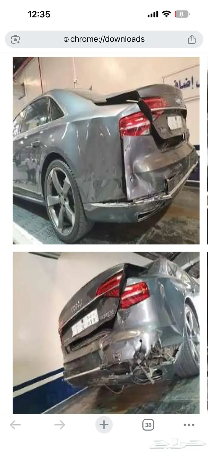 اودي A8 2015 V6 ماشيه 165 نظيفه جدا 11