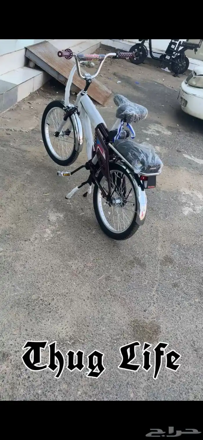 سيكل رامبو للبيع عنابي 1