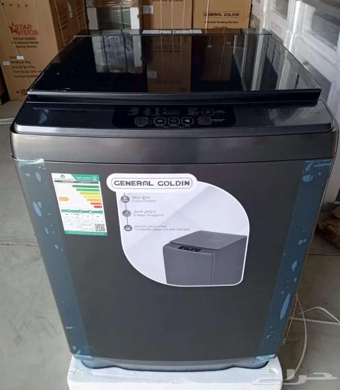 غساله جنرال جولدن اوتوماتيك علويه 18 كيلو ضمان 10 سنوات 2