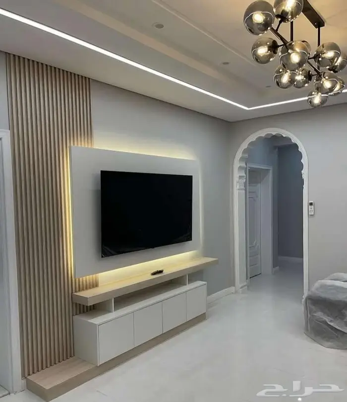 ديكورات خلفية تلفزيون بديل الشيبورد ورق جدران 9