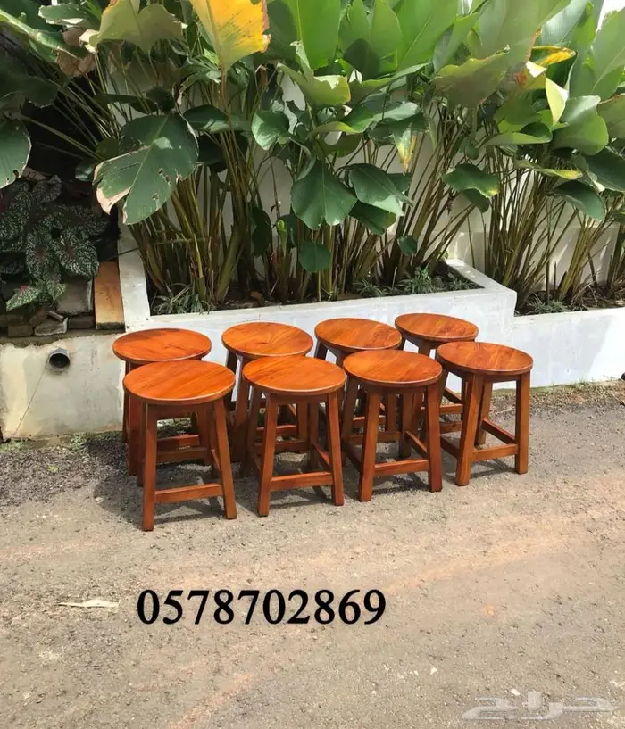 كراسي مقاهي خشب سويدي 5