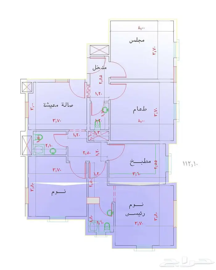 شقة 4 غرف للبيع بجدة 3