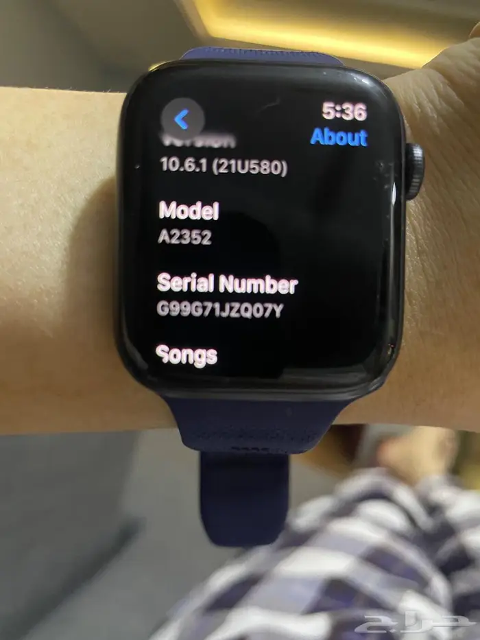 للبيع ساعه ابل Apple Watch SE بحجم 44 0