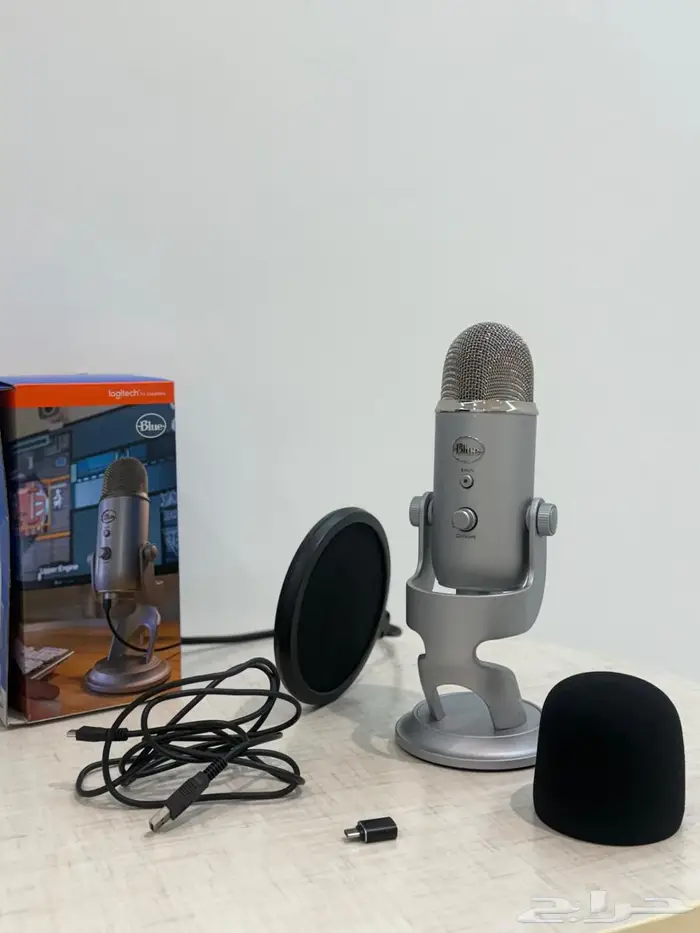 ميكرفون سلكي أصلي blue yeti 4
