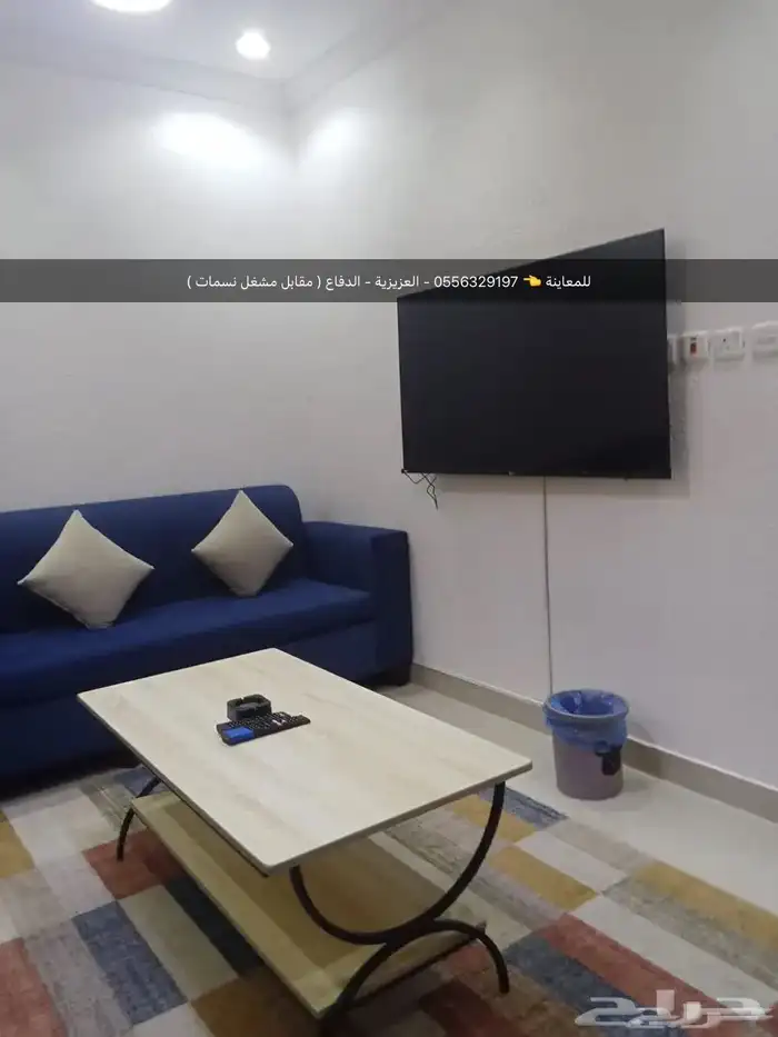 شقق مفروشة- غرفتين وصالة-غرفة وصالة-نظيفة جدا-( بالعزيزية ) 9