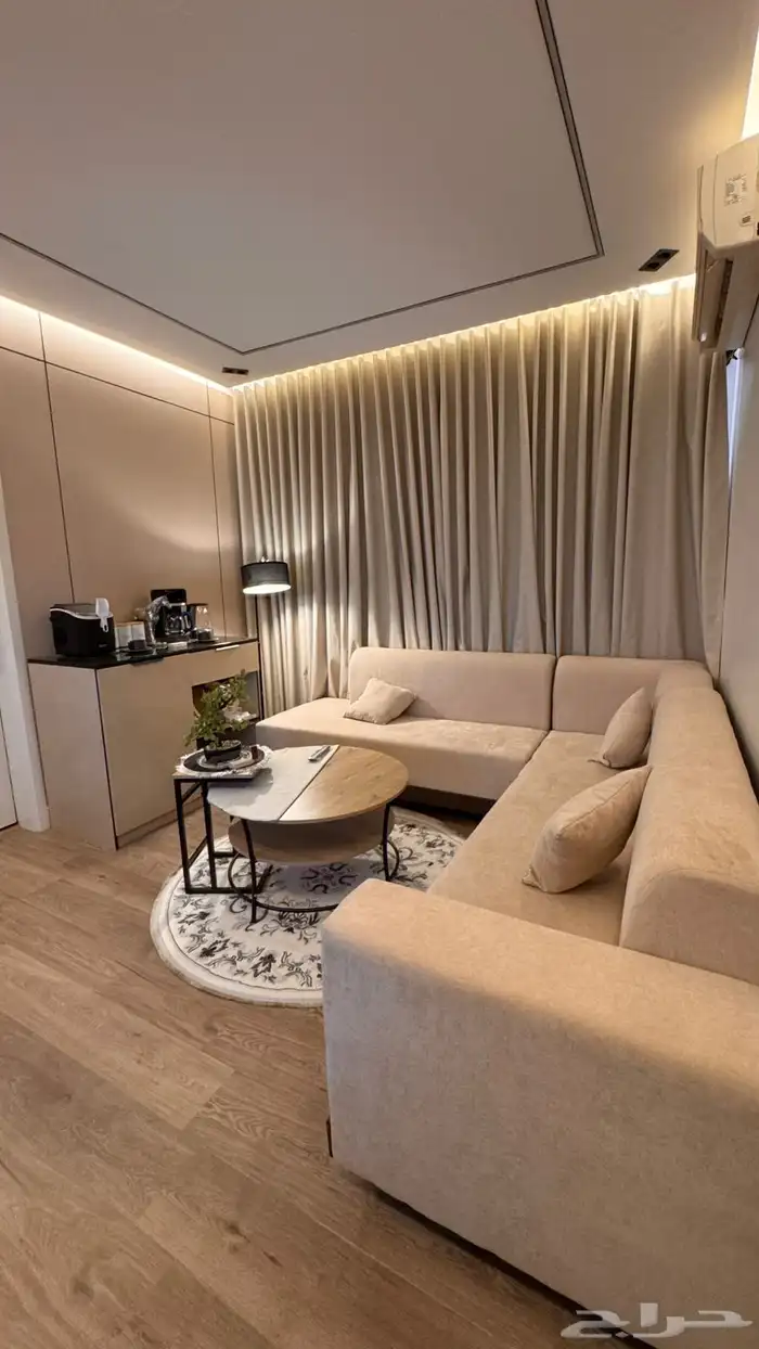 شقة فندقيه غرفه وصاله للإيجار اليومي 1