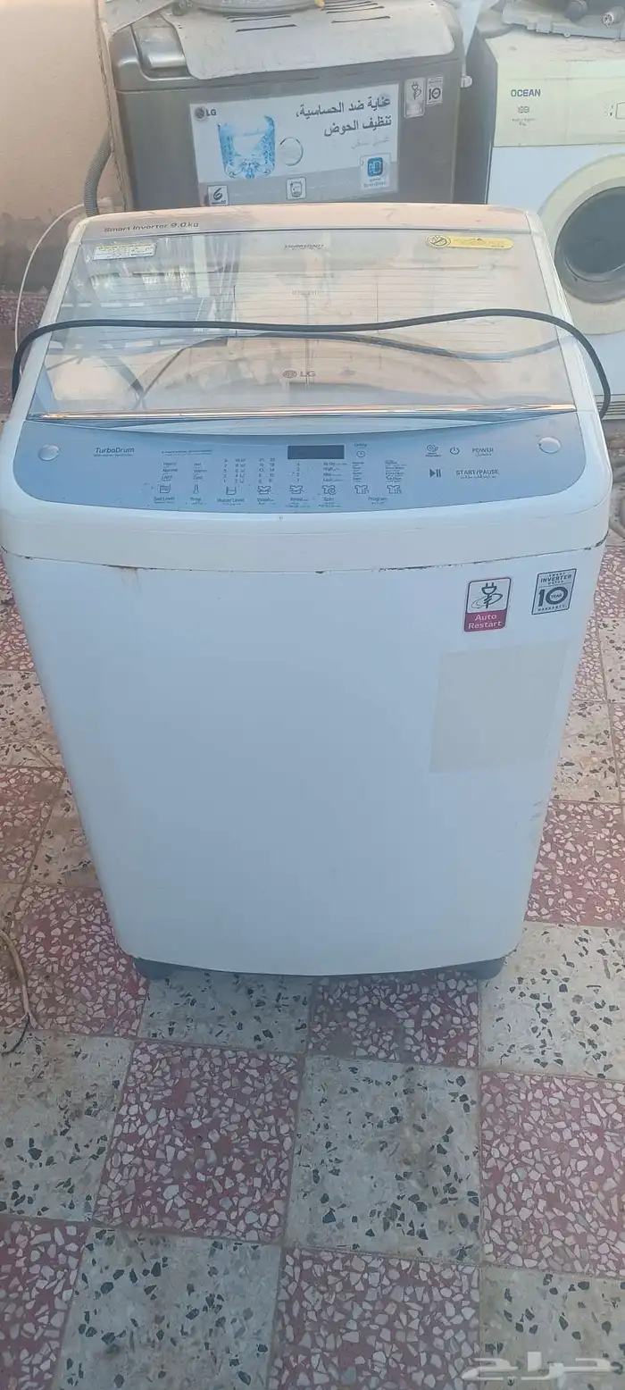غساله ملابس 9كج Lg انفرتر 2