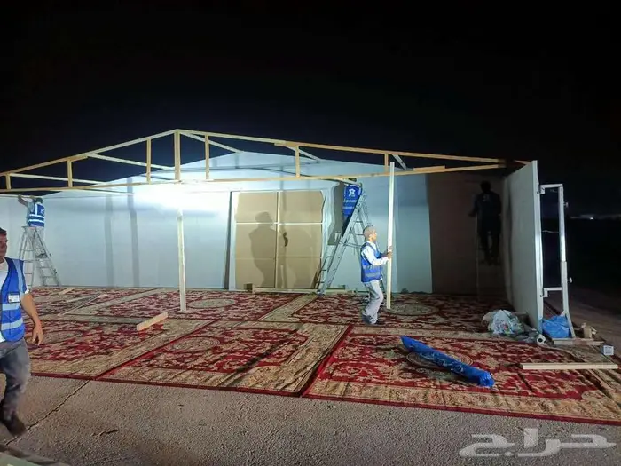خدمة تأجير وتركيب خيام للمناسبات 0