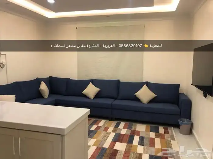 شقق مفروشة- غرفتين وصالة-غرفة وصالة-نظيفة جدا-( بالعزيزية ) 0