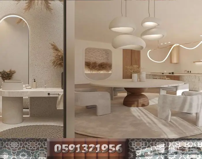 اثاث سبا داخلي تصميم ديكور وتخطيط هندسي بوثات كافيه معارض 19