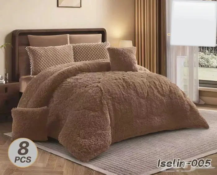 مفرش شتوي فرو ساده ب لمسات من الجودة والأناقة 0