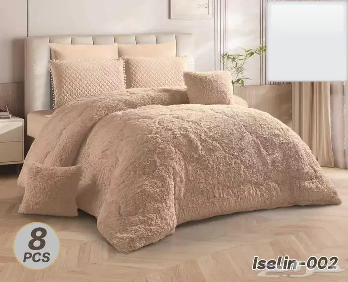 مفرش شتوي فرو ساده ب لمسات من الجودة والأناقة 2
