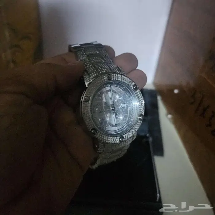 ساعه jbw فخمة جدا مرصعه فصوص 5
