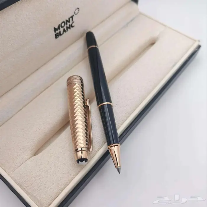 Montblanc Noblesse Burgundy Gold-Plated قلم مون بلان 5