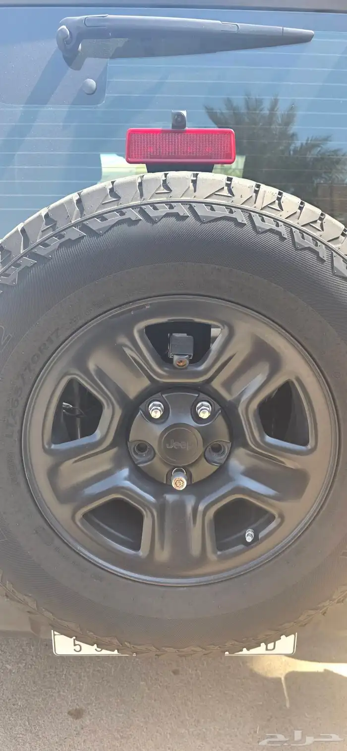 جنوط رانجلر ويليز عدد 5 مع كفراته 0