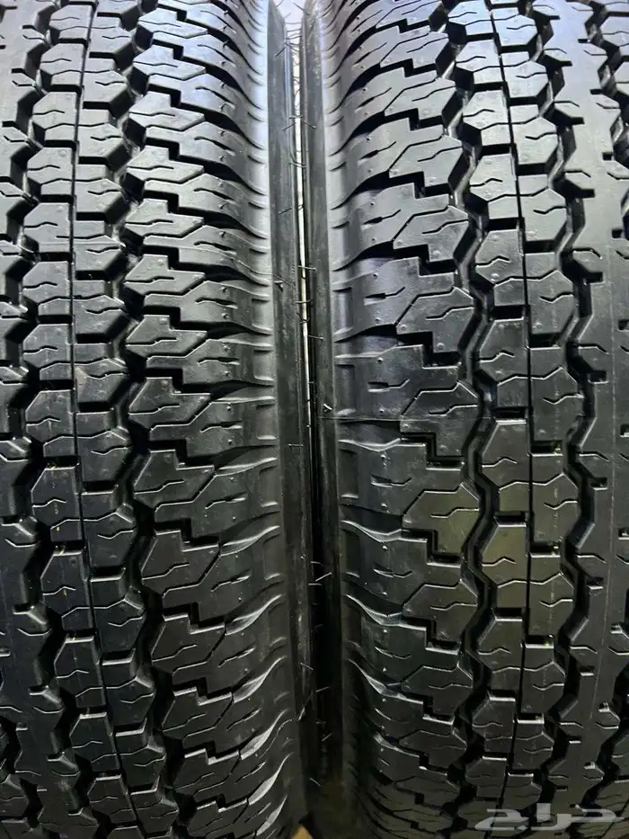 كفرات دلوب رفرف مقاس 265.70.16 العدد اربع تاريخ 2024 12