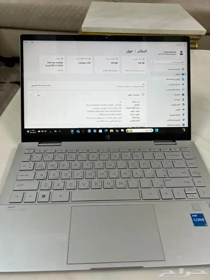 كمبيوتر لابتوب HP الجيل 13 ) لمس و نظيف جدا 3