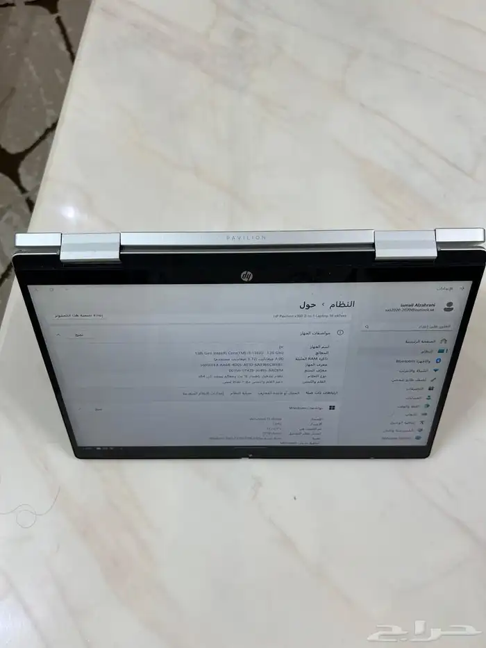 كمبيوتر لابتوب HP الجيل 13 ) لمس و نظيف جدا 4