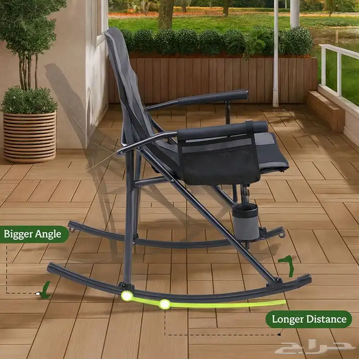 كرسي تخييم محمول 2 في 1 للتخييم والرحلات 0