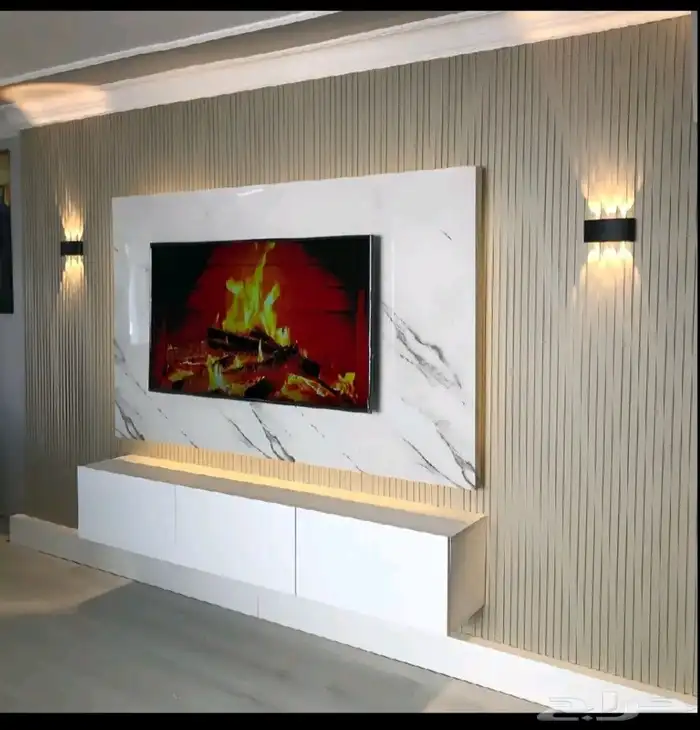 افكار ديكور شاشة 2