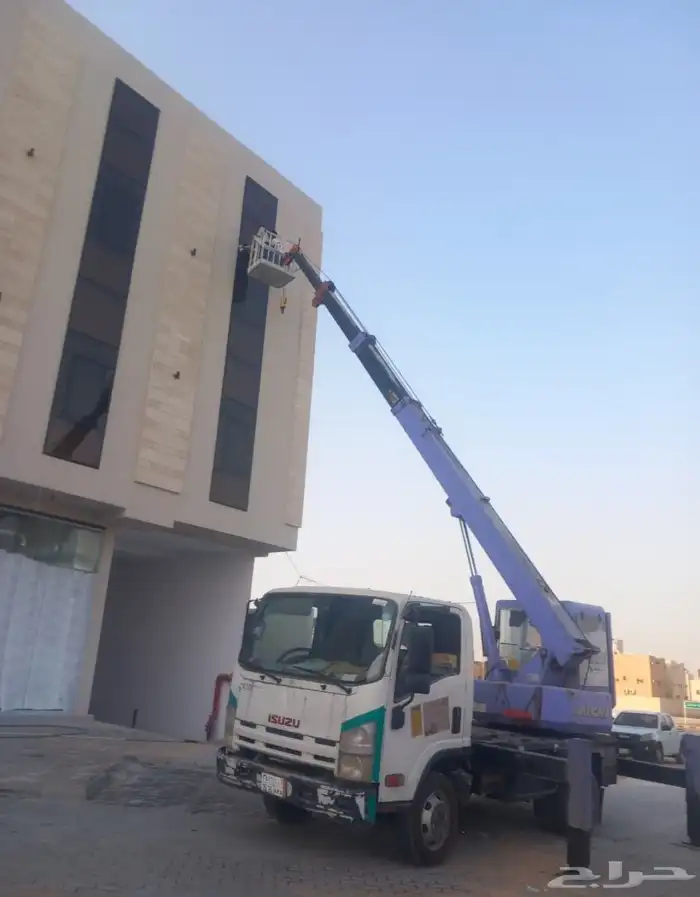تاجير رافعات كرين كرينات مان لفت سيزر لفت بوم تراك دينه ونش 4