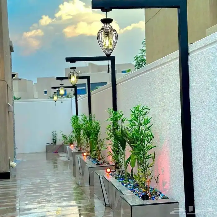 تنسيق الحدائق المنزليه 4