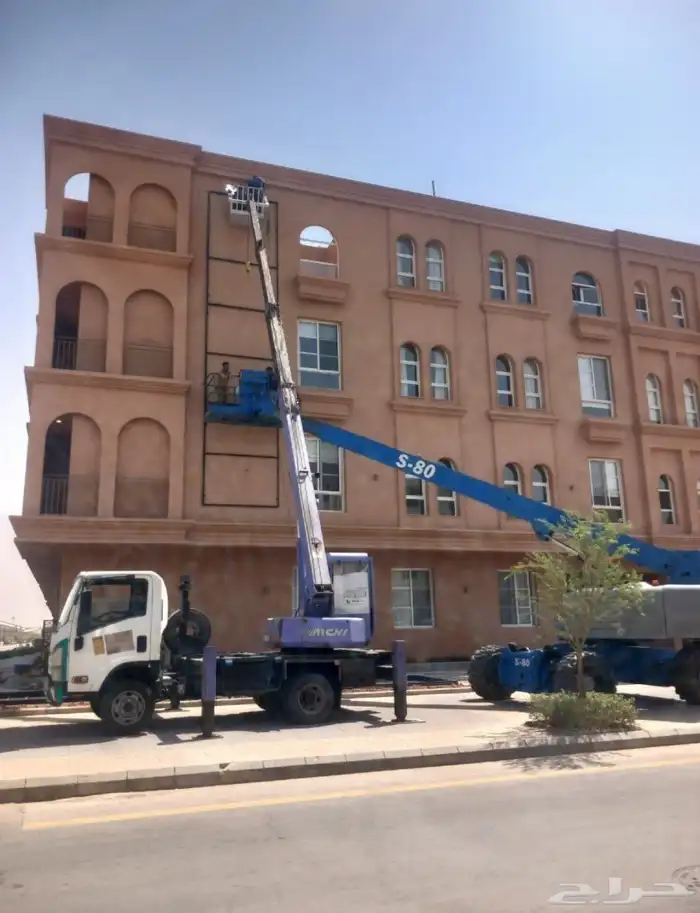 تاجير رافعات كرين كرينات مان لفت سيزر لفت بوم تراك دينه ونش 23