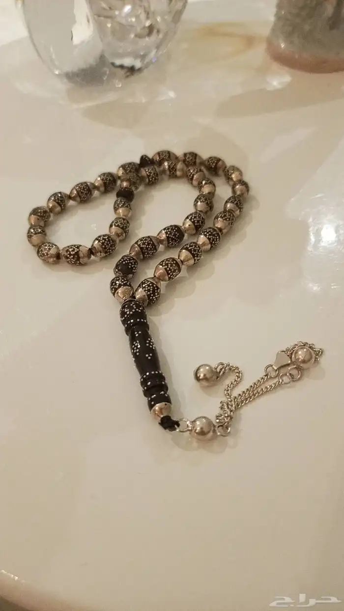 يسر بحر احمر ملبس بالفضة 2
