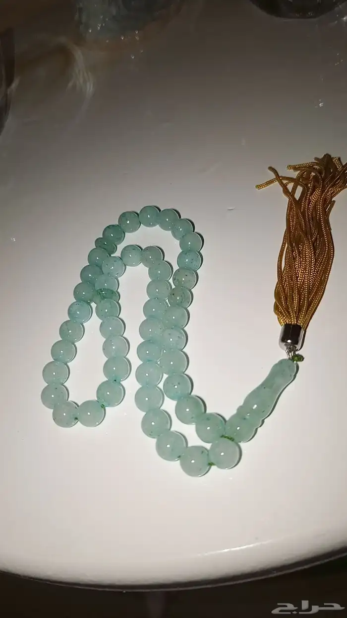 سبحة عقيق تفاحي 1