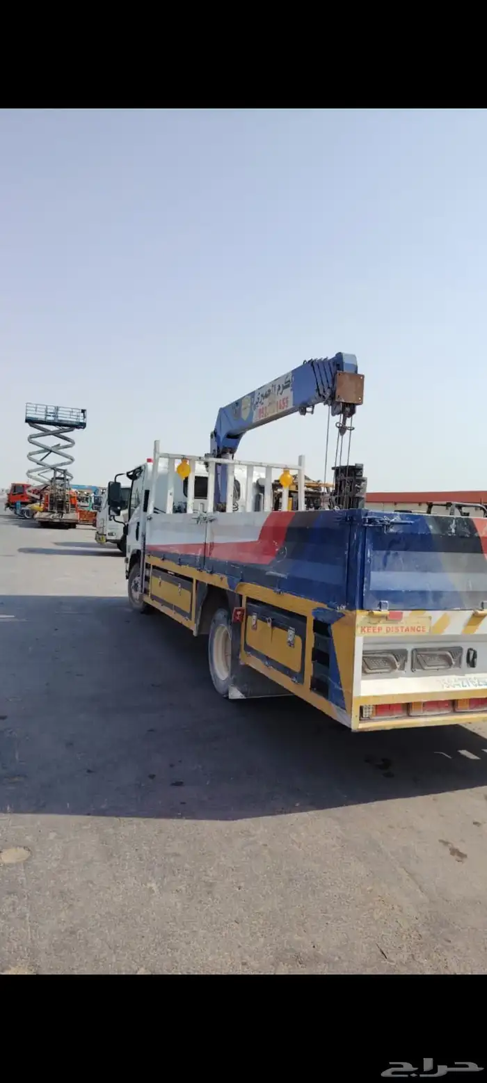تاجير رافعات كرين كرينات مان لفت سيزر لفت بوم تراك دينه ونش 1