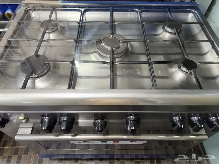 Tecnogas made in Italy original 5 burner gas stove for sell 5