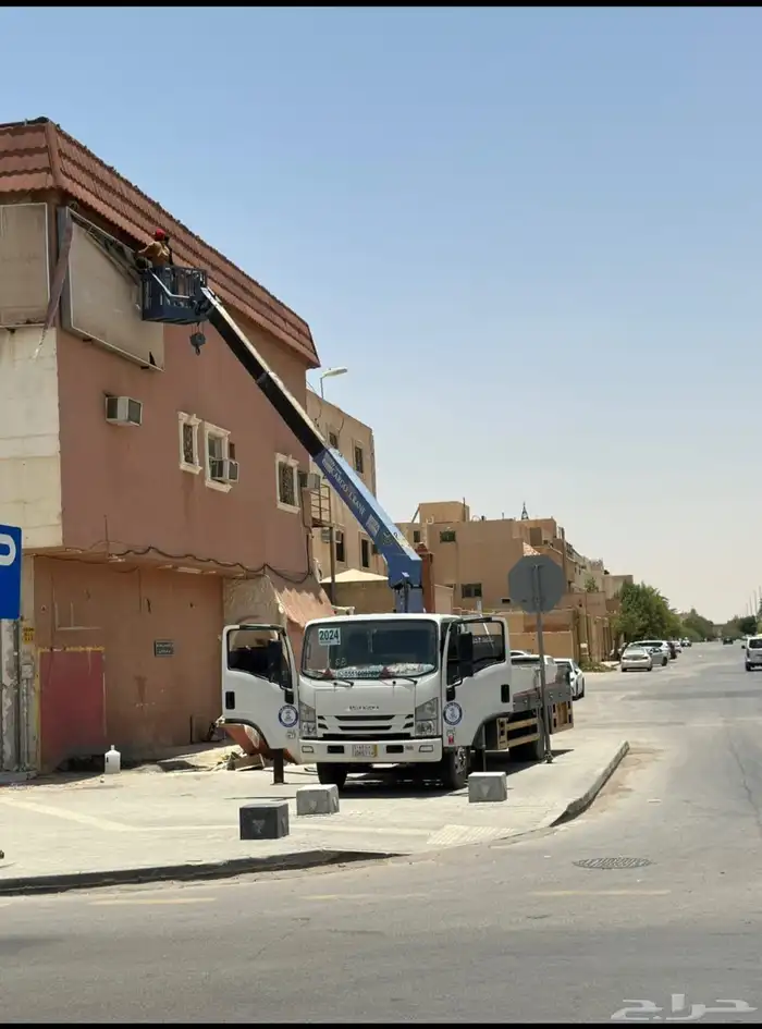 اجار مان لفت -سيزرلفت - كرين سله رافعه عمال -دينه ونش الرياض 3