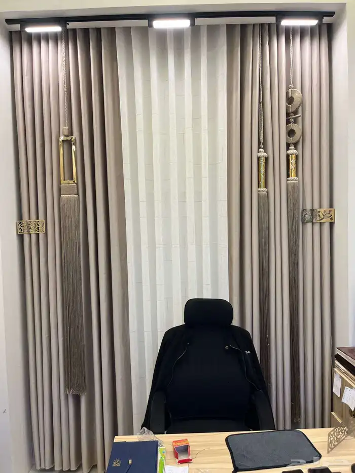 جميع أنواع الستائر ستائر ويفي يدوي وكهربا ستائر رول وراسي و 7