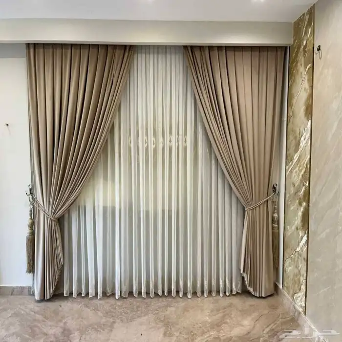 جميع أنواع الستائر ستائر ويفي يدوي وكهربا ستائر رول وراسي و 1