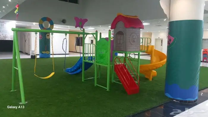 مراجيح وزحاليق وألعاب أطفال نطاطات ترامبولين 17