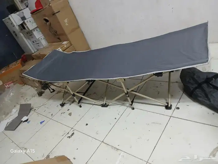 سرير رحلات ينطوي وله كيس خاص ب120 ريال 0
