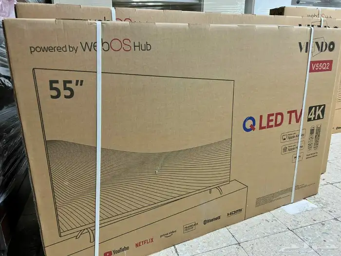 جديد ذكيه شاشات سمارت 4k توصيل مجاني تلفزيون tv 7