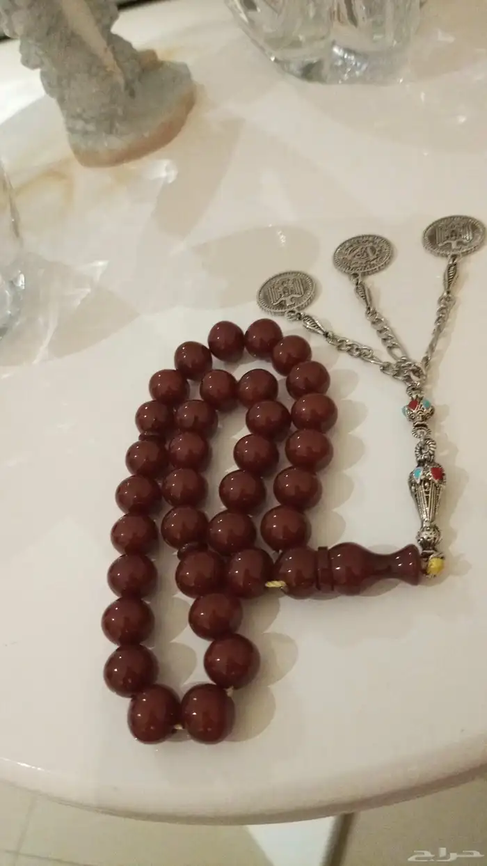 ملكية فاتوران كرزي قص دروي عدد الخرزات 33 ثقيلة جدا الوز 1