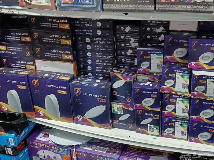 أريد شريك جاد برأس المال لمشروع استيراد مواد انارة LED 6