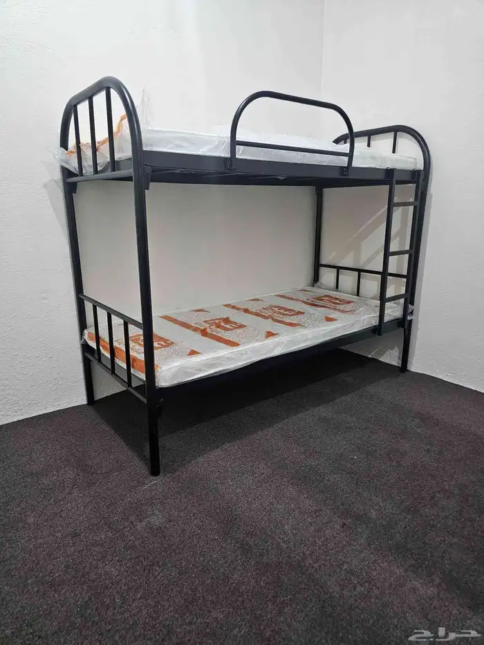 سرير حديد دورين ومراتب ودوليب وبطانيات كل شي متواجد 21