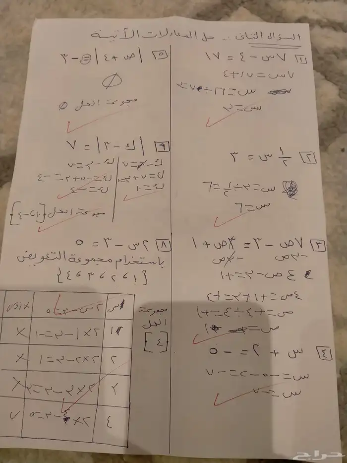 معلم تاسيس لغتي ورياضيات ابتدائي ومتوسط ورياضيات ثانوي 7