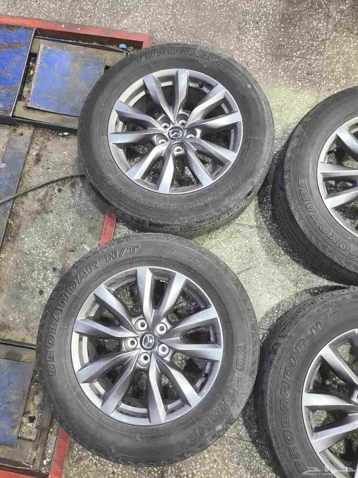 جنوط مازدا cx9 كروم وكالة 2024 مقاس 18 9