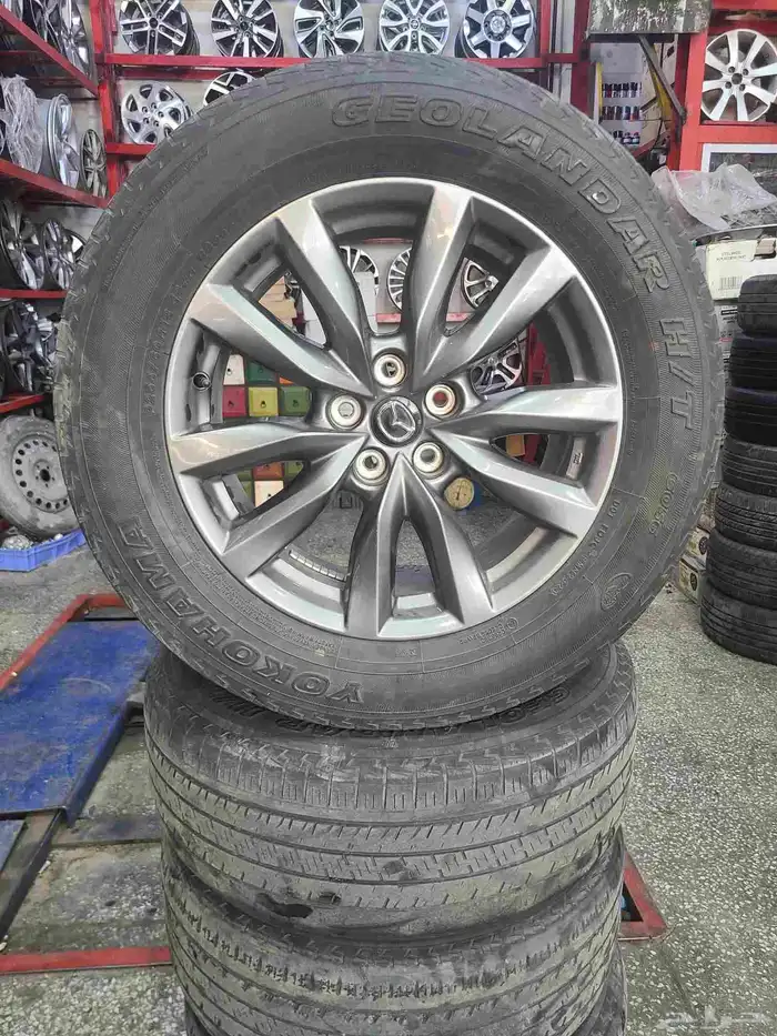 جنوط مازدا cx9 كروم وكالة 2024 مقاس 18 0